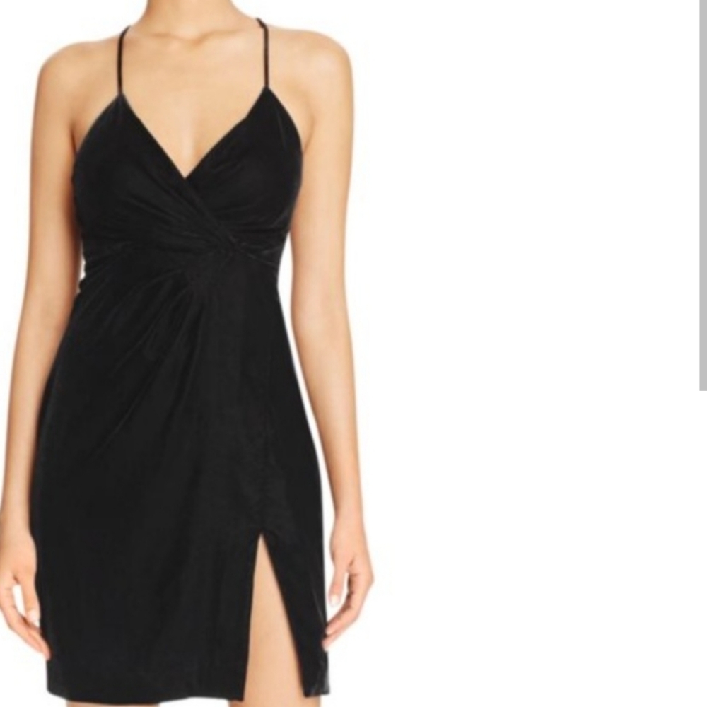 Style stalker black velvet dress